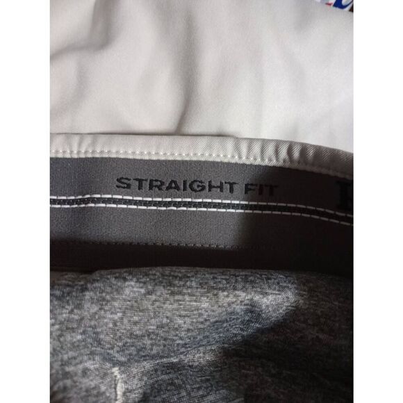 Haggar Pants Men's 33 30 Cool 18 Cream Straight Leg‎ - Picture 6 of 8